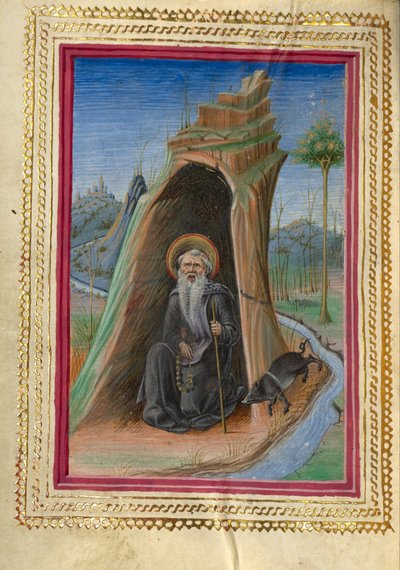 Saint Anthony Abbot by Taddeo Crivelli